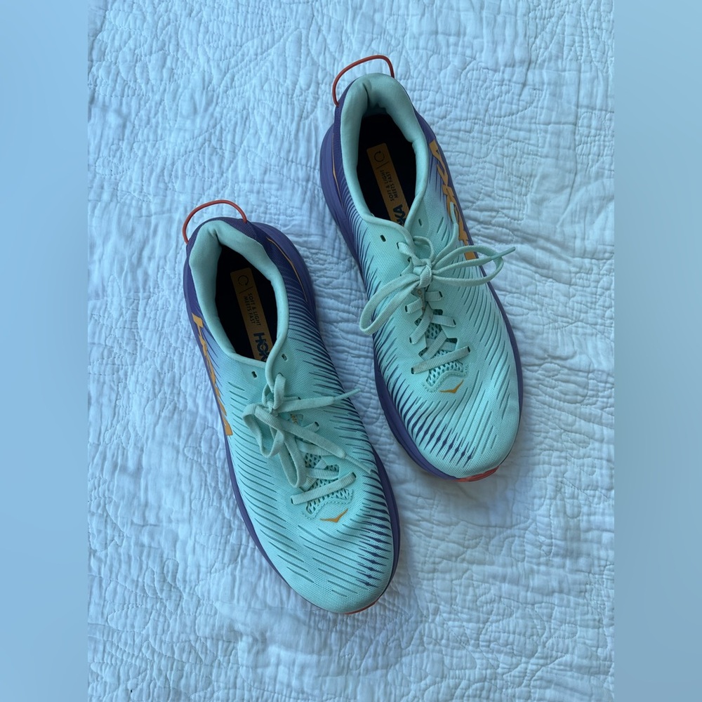 Hoka One One Light Green Running Shoes